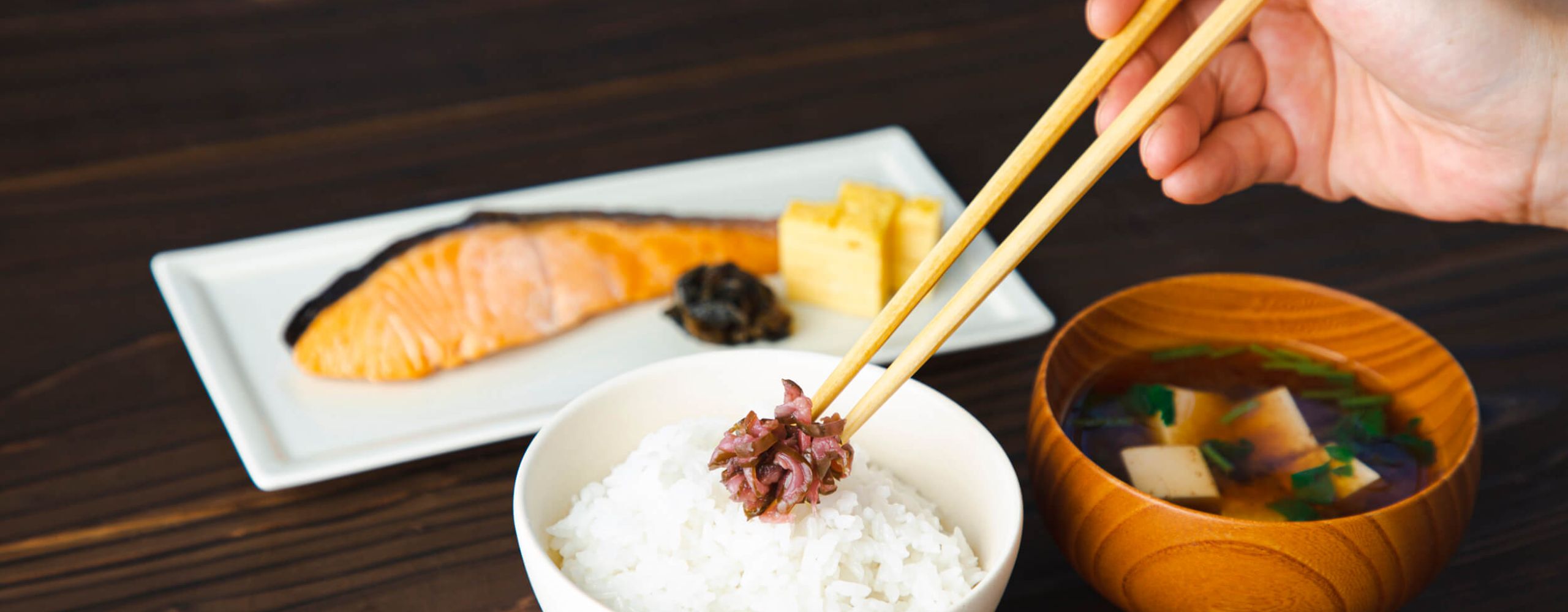 朝食漬物写真